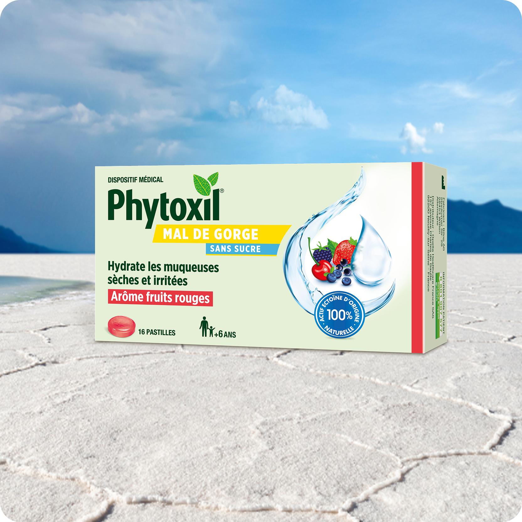 Phytoxil® Pastille Mal de gorge - Fruits rouges